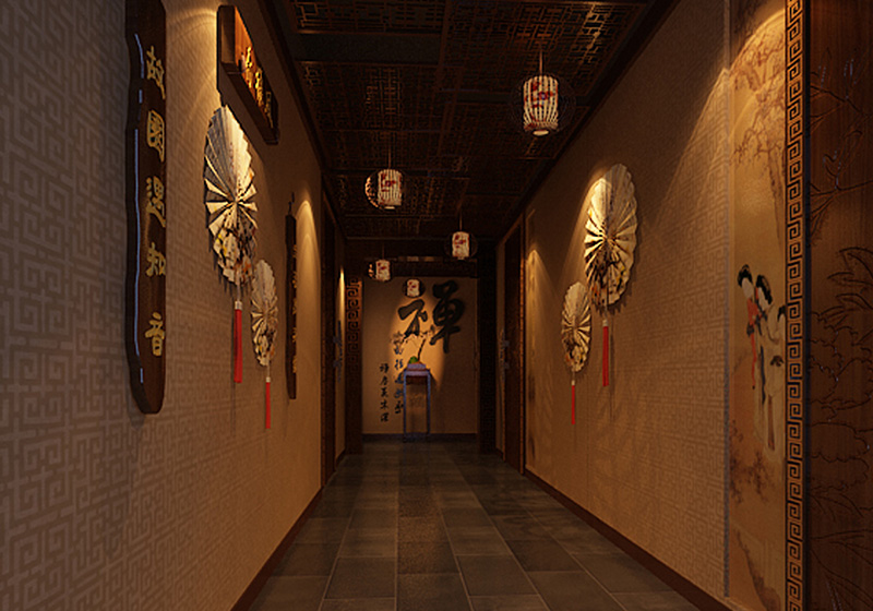 立泰山茶庄装修效果设计