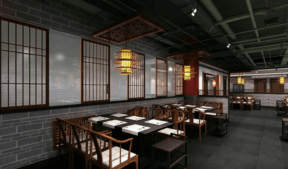 餐饮店装修视频