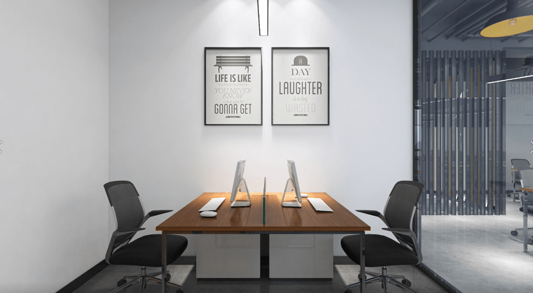 数控设备公司办公司装修效果视频