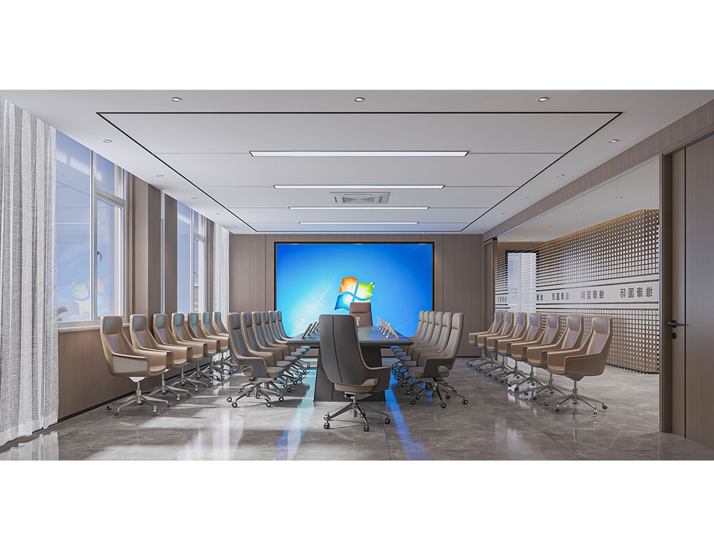 维康国际-400平办公楼装修设计案例