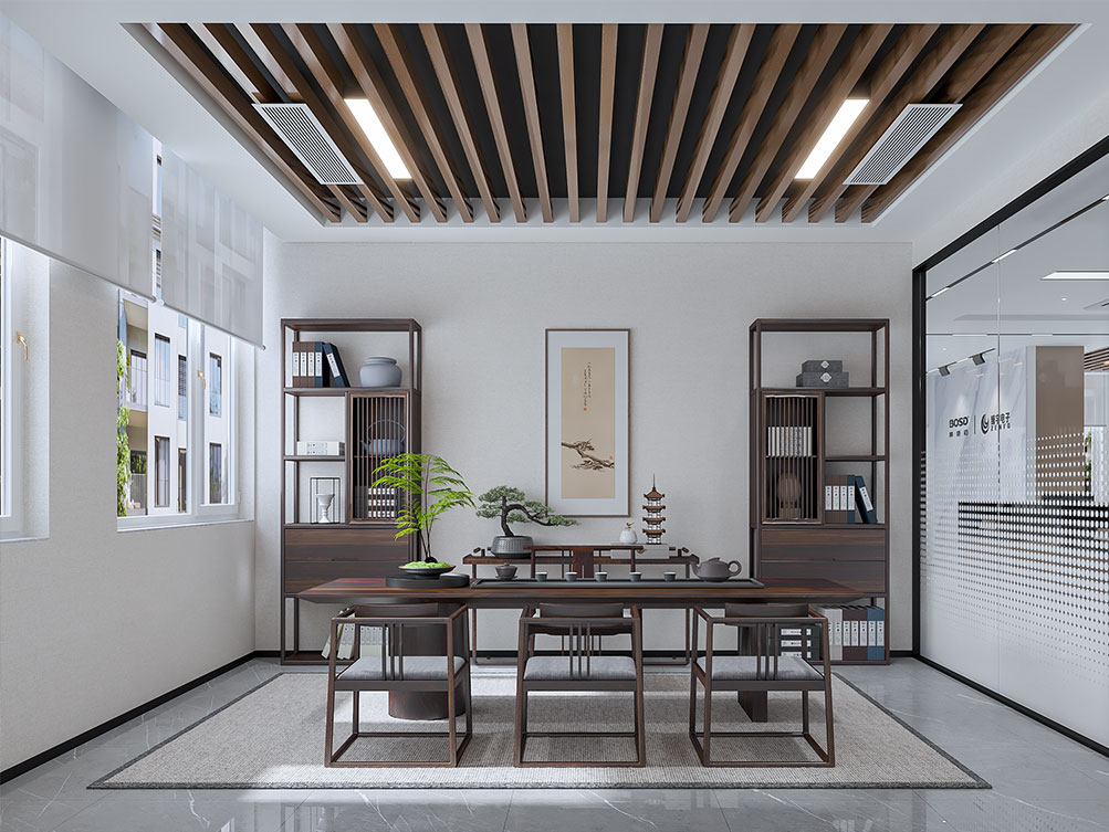 博思达3F办公区装修效果